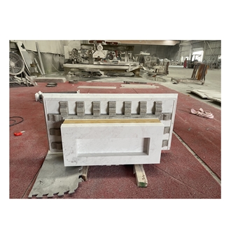 Hand-Carved Religious Decoration White Marble Furniture