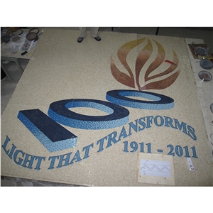 Handamade Marble Stone Artistic Mosaic Wall Mural