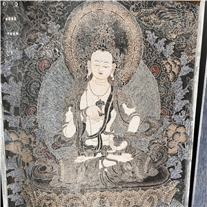 Handmade Stone Buddha Mosaic Art For Home Wall