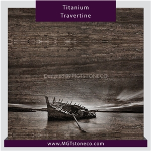 Hesar Titanium Travertine Tiles & Slabs