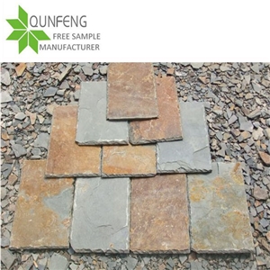 High Quality Rusty Ash Slate Roofing,Split Surface Roofing Tiles for Covering