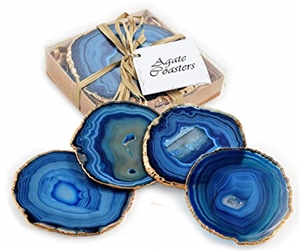 Home Decor Backlit Agate Coaster Christmas Gift