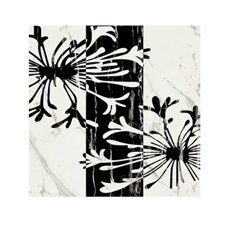 Home Lobby Inlay Marble Waterjet Medallion Pattern Floor