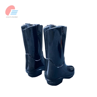 India Black Granite Boot Shape Monumental Vases