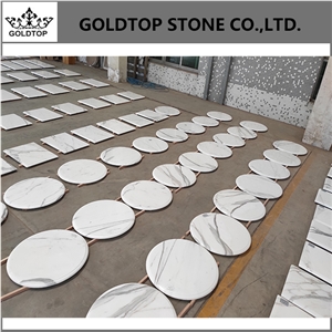 Italy Calcatta Marble Tops for Hotel Lisboa Macau