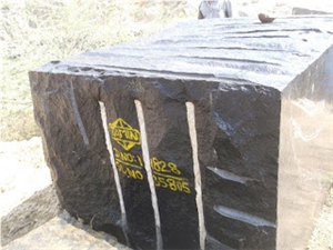 Jet Black Granite Blocks