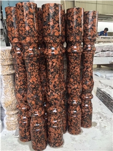 Karelia Red Carmen Red Baltic Granite Balusters