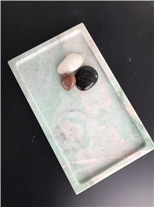 Landscape Green Marble Tray, Serving Plates