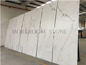 Large Format Tile Calacatta White Marble Look Porcelain