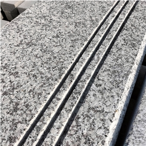 Light Color Hubei New G603 Granite Flamed Granite Steps