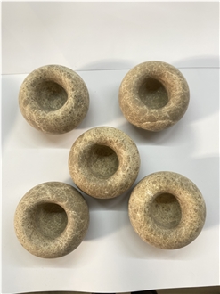 Light Emperador Marble Bowl Home Decor Products