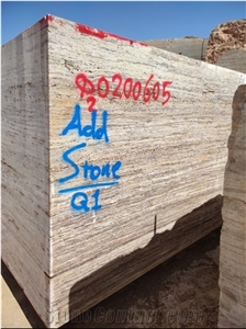 Light Silver Travertine Blocks, Persian Grey Travertine Blocks