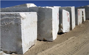 Light Travertine Block, Turkey White Travertine