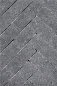 London Grey Limestone Brushed Tiles