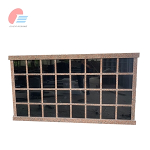 Maple Red Granite 64 Niche Double Sided Columbarium
