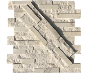 Marble Ledger Panel Cultured Stacked Stone Veneer
