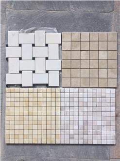 Micro Mosaics, Marble Linear Strips Mosaic