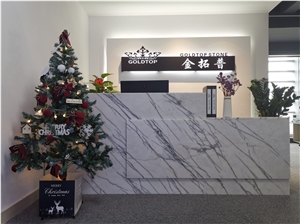 Milas Lilac New York Marble Tables for Office