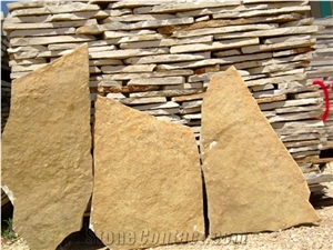 Natural Stone Yellow, Yellow Quartzite Flagstone