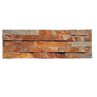 Outdoor Yellow Rusty Cultural Slate Wall Cladding Veneer