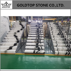 Panda White Marble Steps,Stone Stair,Tables
