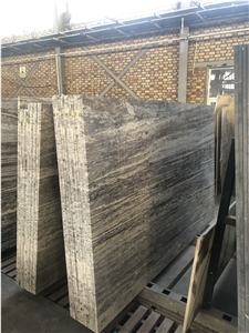 Persian Silver Travertine Slabs