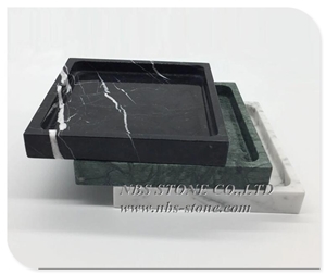 Polish Marble Fruit Tray for Home Decoration Plate