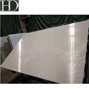 Pure White Polished Artificial Marble Stone Slabs
