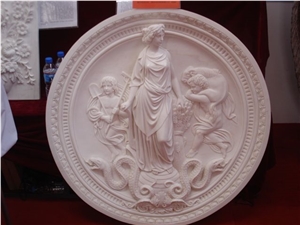 White Marble Relief