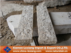 Rough Picked Palisade Stone, Yellow Granite Palisade