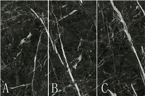 Sauro Black Sintered Stone Slab