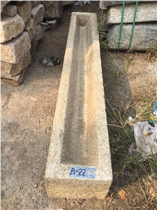 Shandong Grey Granite Used Stone Troughs Antique