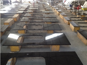 Shangxi Black Granite, Pure Black Granite Slabs