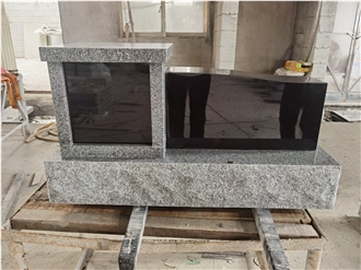 Shanxi Black Granite Tombstone