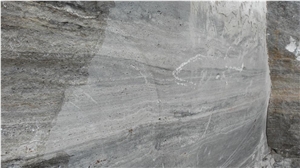 Silver Travertine Block, Iran Grey Travertine