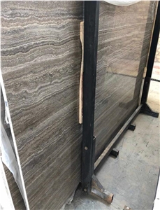 Silver Travertine Slabs