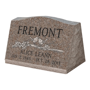 Slant Gravestone marker 002