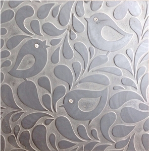 Slate Decors, Indian Autumn Slate Relief & Etching