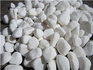 Snow White Mechnism Tumbled Garden Pebble Stone
