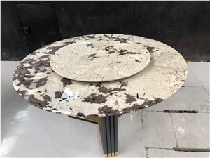 Splendor White Granite Dining Table