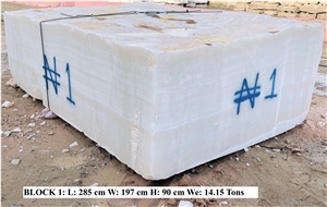 Super White Onyx Blocks
