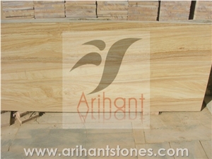 Teak Wood Sandstones Slabs