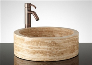 Travertine Sinks Bolws