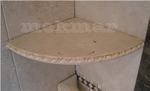 Travertine Soap Dish, Denizli Beige Travertine