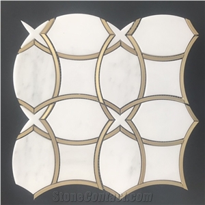 Water-Jet Mosaic Tiles Art Marble Mosaic Patterns