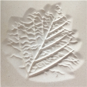 White Limestone Cnc Laser Carving