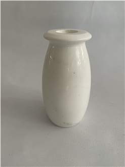 White Marble Art Ornament Home Decorative Vase