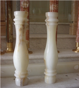 White Onyx Balustrade