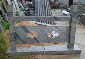 White Piracema Grey Granite Gates, Fence