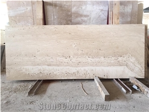 White Travertine Slabs